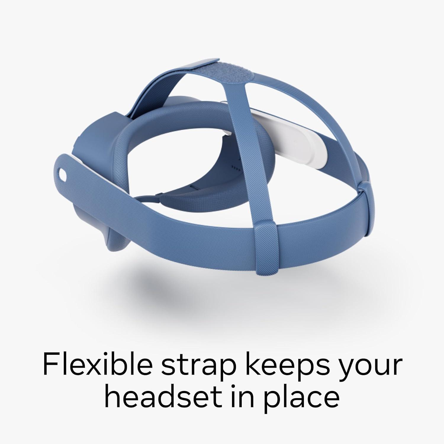 imageMeta Quest 3 Silicone Facial InterfaceElemental Blue w Strap