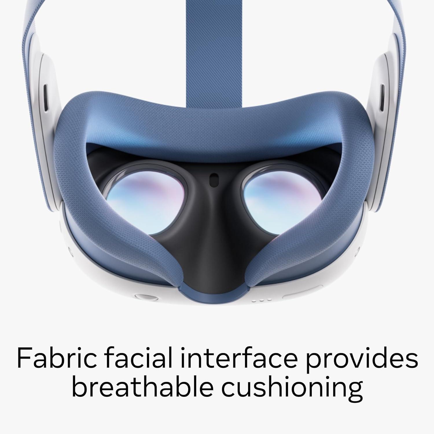 imageMeta Quest 3 Silicone Facial InterfaceElemental Blue w Strap