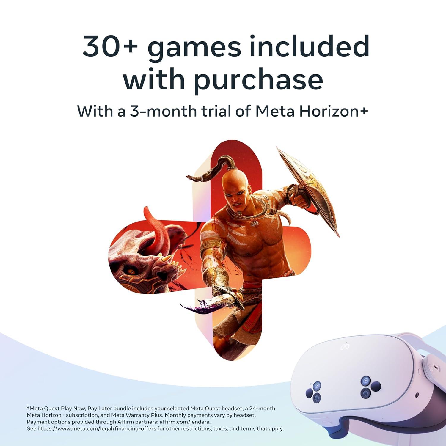 imageMeta Quest 3S 128GB  Dive into Mixed Reality  Unreal device Unreal price  Gorilla Tag Cardboard Hero Bundle  Amazon Exclusive256GB Batman Included