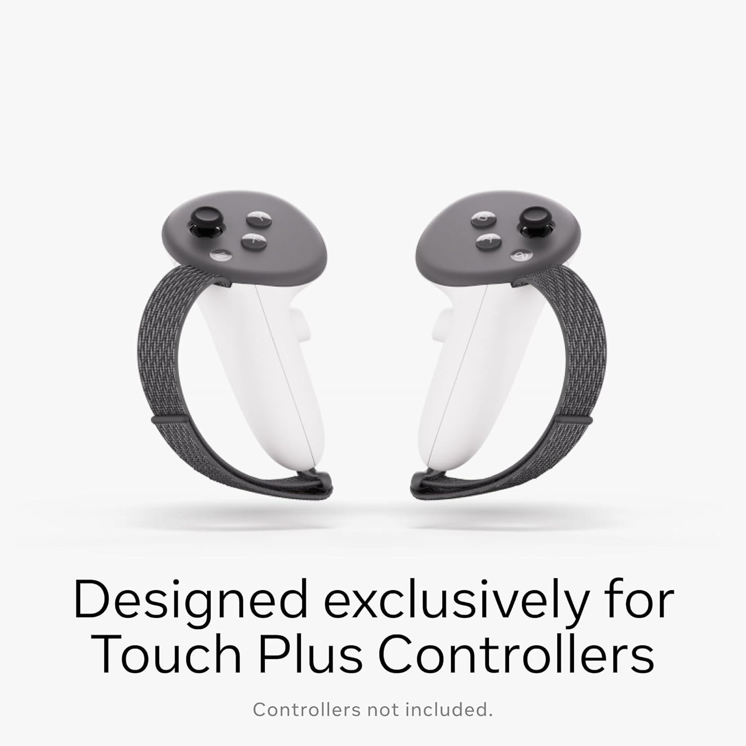 imageMeta Quest Active Straps  Works with Meta Quest 33S  Works with Touch Plus Controllers  Adjustable Relaxed Fit  Play with Extra Grip and Stability  Premium Tracking and Comfort