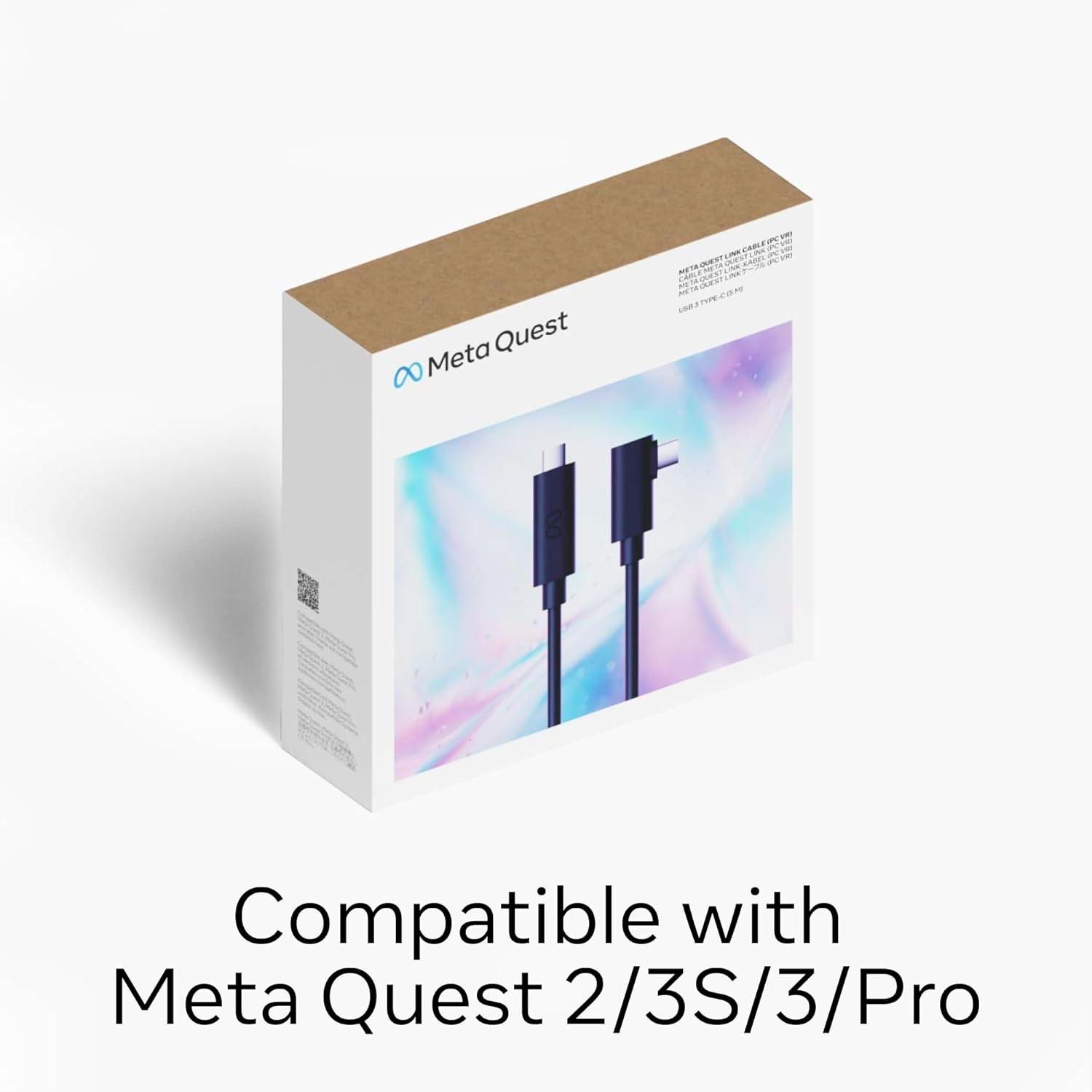 imageMeta Quest Link Cable  Virtual Reality Headset Cable for Quest  16FT 5M  PC VRLink Cable