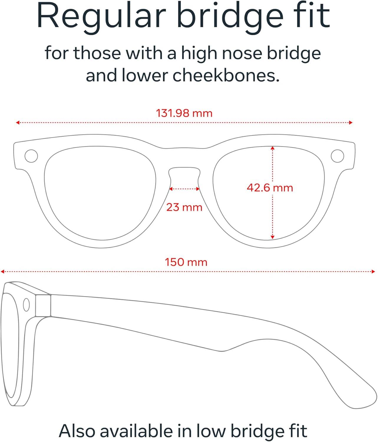 imageMeta RayBan Glasses HeadlinerShiny Black  G15 Green