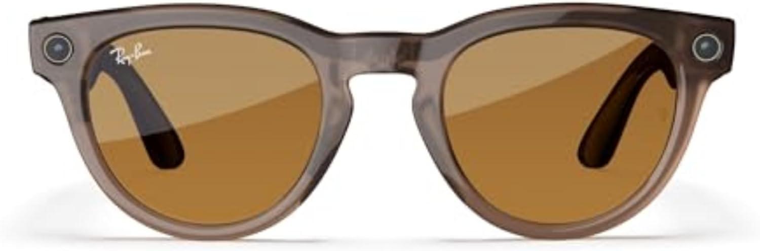 imageMeta RayBan Glasses HeadlinerWarm Stone  Transitions Saffron Yellow
