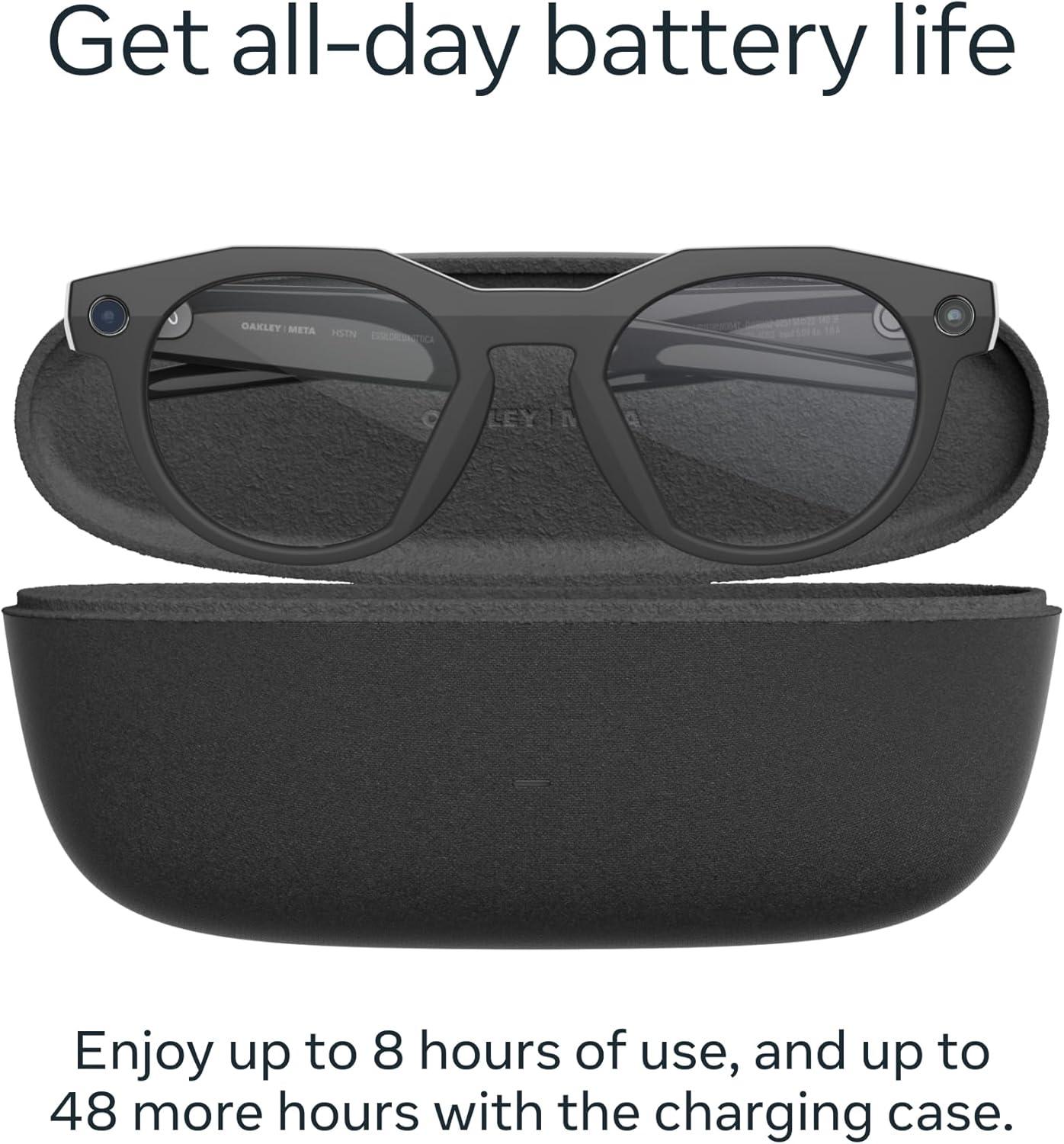 imageOakley  Meta HSTNBlack Frame  Clear Lenses