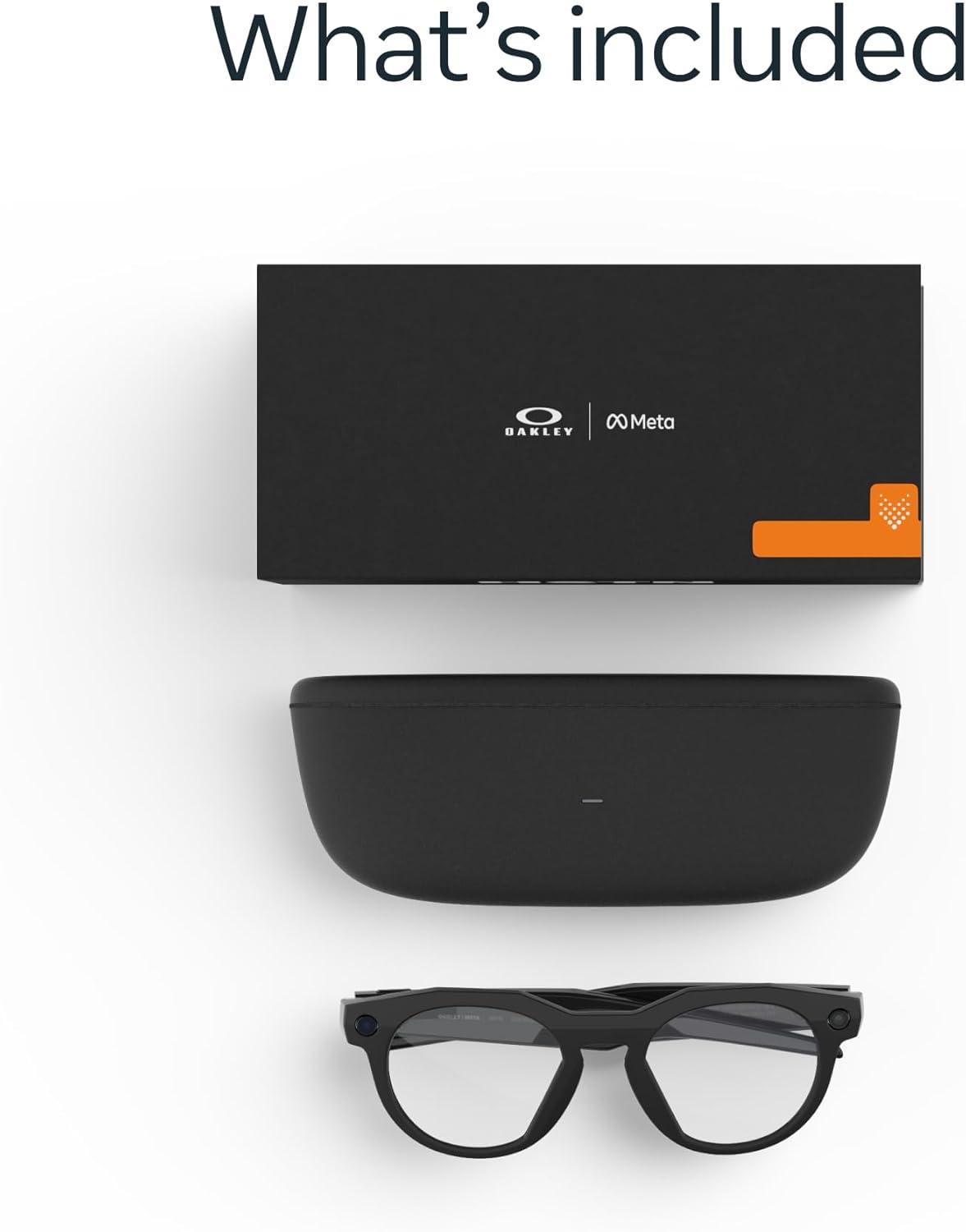 imageOakley  Meta HSTNBlack Frame  Clear Lenses