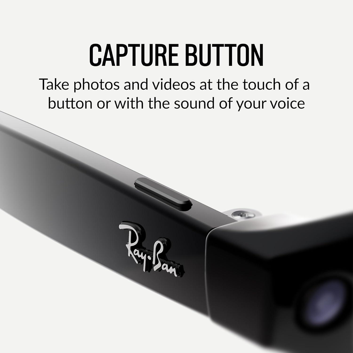 imageRayBan Meta Glasses WayfarerShiny Black  Clear