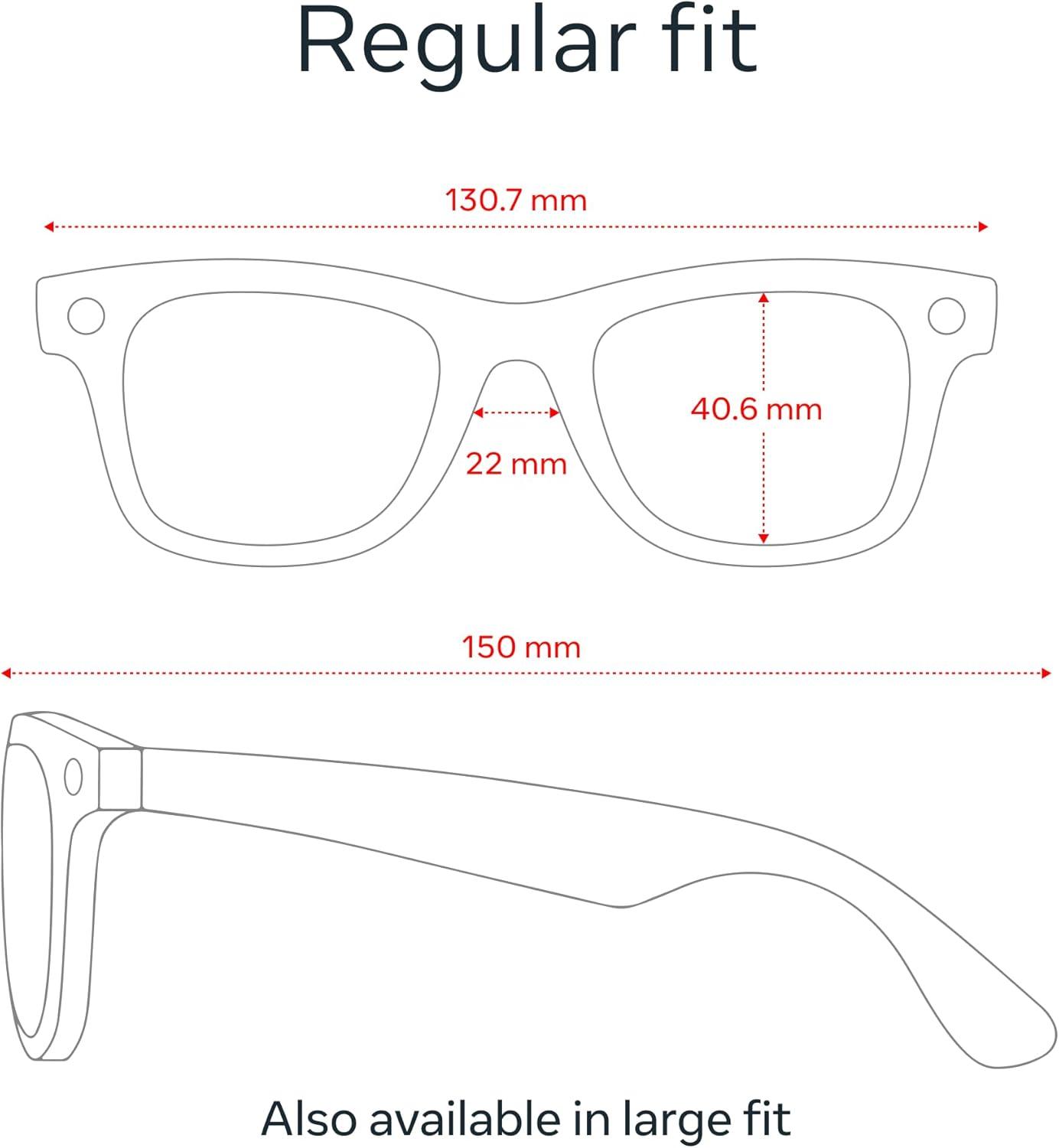 imageRayBan Meta Glasses WayfarerShiny Caramel Transparent  Polarized Brown