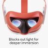 imageMeta Quest 3 Silicone Facial InterfaceBlood Orange w Strap