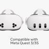 imageMeta Quest Compact Charging Dock  Works with Meta Quest 33S  Extended Headset Charging Cable  Wireless Charging for Touch Plus Controllers