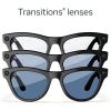 imageRayBan Meta Glasses SkylerSkyler  Shiny Black  Transitions Cerulean Blue
