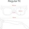 imageRayBan Meta Glasses WayfarerMatte Jeans Transparent  Polarized Dusty Blue