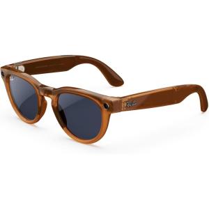 imageMeta RayBan Glasses HeadlinerShiny Caramel  Clear to Sapphire Transitions