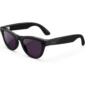 imageRayBan Meta Glasses SkylerShiny Black  Clear to Amethyst Transitions