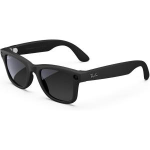 imageRayBan Meta Glasses WayfarerMatte Black  Polarized Gradient Graphite
