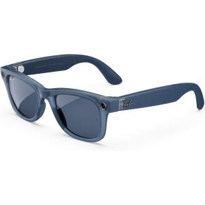imageRayBan Meta Glasses WayfarerMatte Jeans Transparent  Polarized Dusty Blue