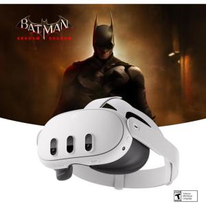 imageMeta Quest 3 512GB  Thirty Percent Sharper Resolution  2X Graphical Processing Power  Play Without Wires  Get Batman Arkham Shadow and a 3Month Trial of Meta Horizon Included512GB Batman Included
