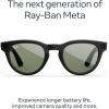 imageMeta RayBan Glasses Headliner Gen 2Shiny Black  Green Lenses