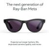 imageMeta RayBan Glasses Skyler Gen 2Shiny Black  Transitions Amethyst Lenses