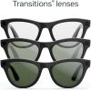 imageMeta RayBan Glasses Skyler Gen 2Shiny Black  Transitions Graphite Green Lenses
