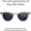 imageMeta RayBan Glasses Skyler Gen 2Shiny Chalky Grey  Transitions Sapphire Lenses