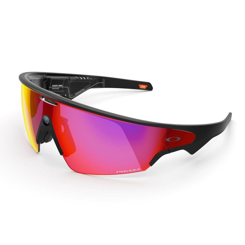 imageOakley  Meta Vanguard with Meta AI Audio Photo Video Compatibility  Black Prizm 24KBlack  Prizm Road