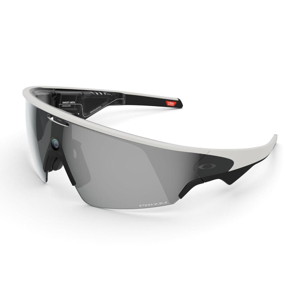 imageOakley  Meta Vanguard with Meta AI Audio Photo Video Compatibility  Black Prizm 24KWhite  Prizm Black