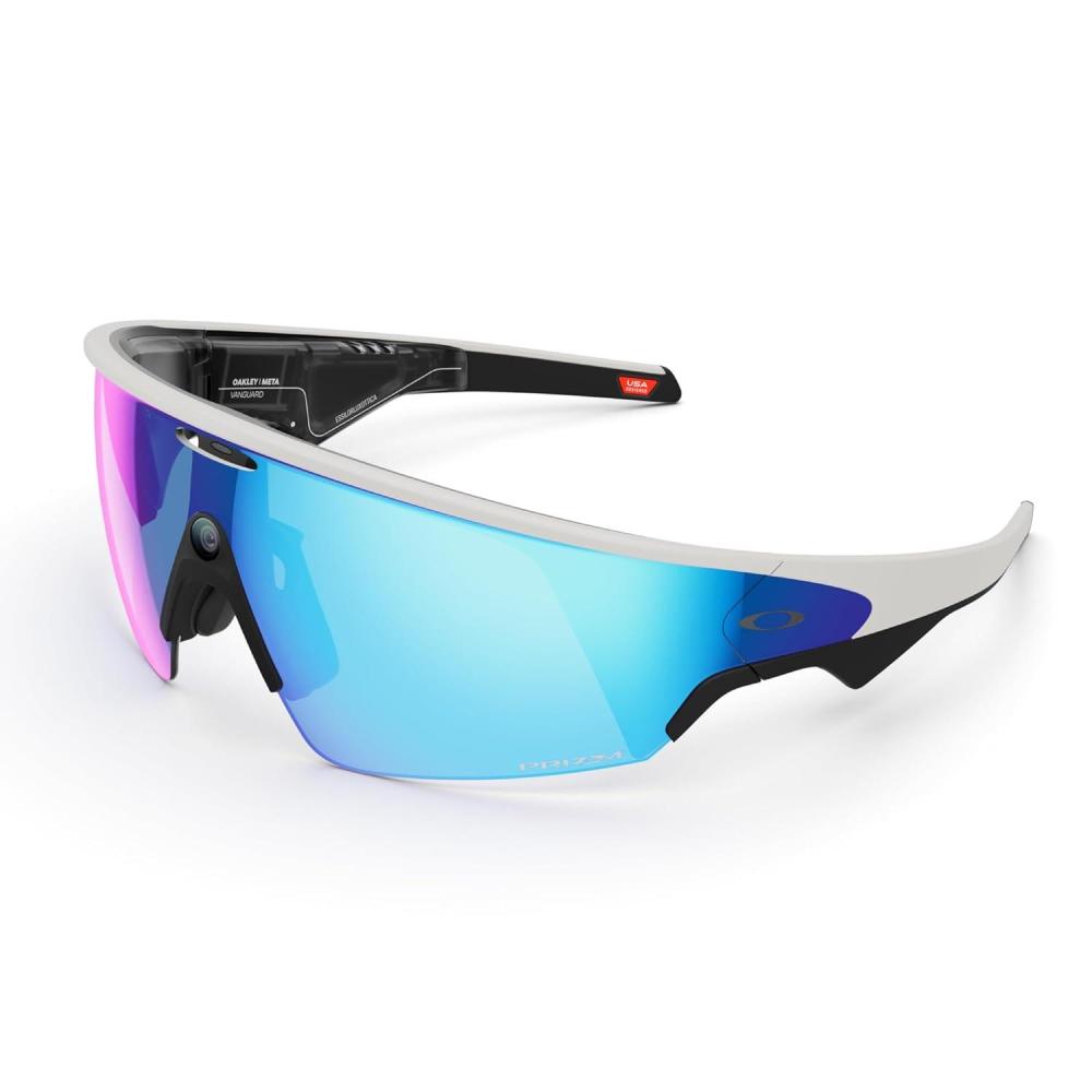 imageOakley  Meta Vanguard with Meta AI Audio Photo Video Compatibility  Black Prizm 24KWhite  Prizm Sapphire