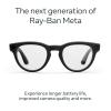 imageRayBan  Meta Headliner Low Bridge Fit Gen 2  Shiny Black Green lensesMatte Black  Clear Lenses