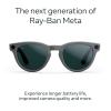 imageRayBan  Meta Headliner Low Bridge Fit Gen 2  Shiny Black Green lensesShiny Asteroid Grey  Transitions Emerald Lenses