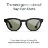 imageRayBan  Meta Headliner Low Bridge Fit Gen 2  Shiny Black Green lensesShiny Black  Green Lenses