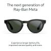 imageRayBan  Meta Headliner Low Bridge Fit Gen 2  Shiny Black Green lensesShiny Black  Transitions Graphite Green Lenses
