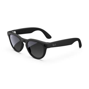 imageRayBan  Meta Headliner Low Bridge Fit Gen 2  Shiny Black Green lensesMatte Black  Polarized Gradient Graphite Lenses