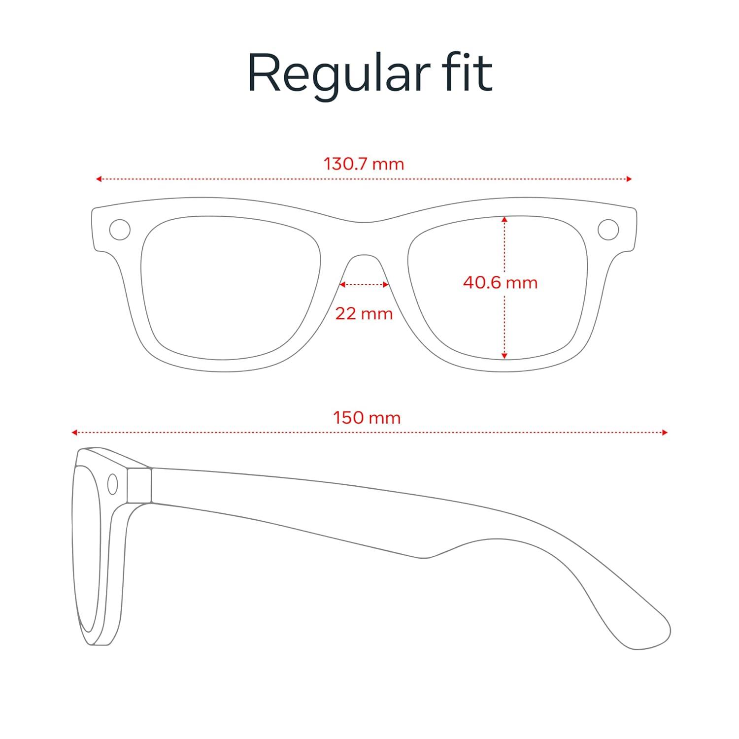 imageRayBan  Meta Wayfarer Gen 2  Matte Black Polarized Gradient Graphite lensesMatte Black  Clear Lenses