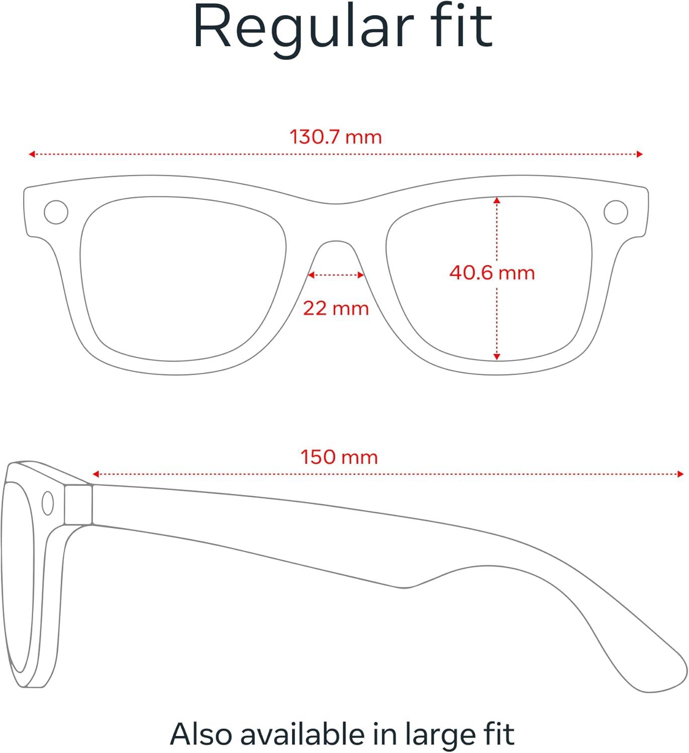 imageRayBan Meta Glasses WayfarerMatte BlackPolarized Gradient Graphite