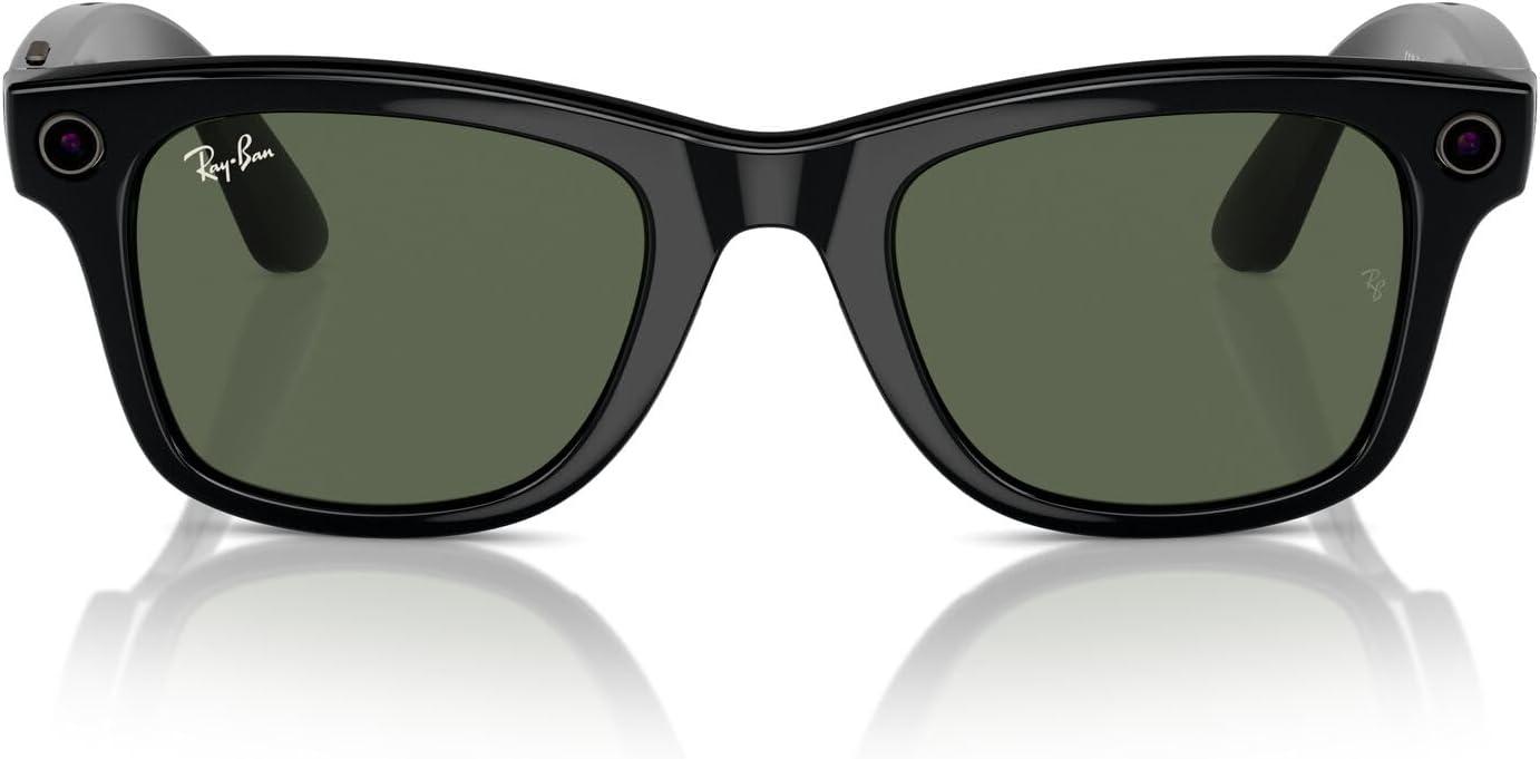 imageRayBan Meta Glasses WayfarerShiny BlackGreen