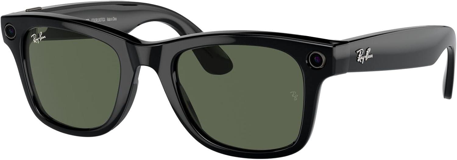 imageRayBan Meta Glasses WayfarerShiny BlackGreen