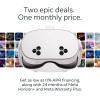 imageMeta Quest 3S 256GB Virtual Reality Headset Bundle with 24 Months of Meta Horizon Games Subscription ampamp Meta Warranty Plus Enhanced Protection256GB  Subscription  Warranty