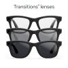 imageRayBan  Meta Wayfarer Gen 2  Matte Black Polarized Gradient Graphite lensesMatte Black  Transitions Grey Lenses