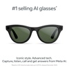 image:imageRayBan Meta Gen 2 Skyler Shiny Transparent Peach  Smart AI Glasses for Men Women  2x Battery Life  3K Ultra HD  12 MP Camera Audio Video Recording  Transitions Brown Lenses  SunglassesShiny Black  Transitions Graphite Green Lenses