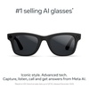 image:imageRayBan Meta Wayfarer Gen 2 with Meta AI photo and video capture longer battery life  Shiny Transparent Grey Transitions Sapphire LensesBlack