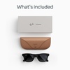 image:imageRayBan Meta Wayfarer Gen 2 with Meta AI photo and video capture longer battery life  Shiny Transparent Grey Transitions Sapphire LensesMatte Black  Polarized Gradient Graphite Lenses