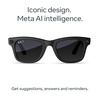 image:imageRayBan Meta Wayfarer Gen 2 with Meta AI photo and video capture longer battery life  Shiny Transparent Grey Transitions Sapphire LensesMatte Black  Polarized Gradient Graphite Lenses