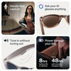 image:imageRayBan Meta Wayfarer Gen 2 with Meta AI photo and video capture longer battery life  Shiny Transparent Grey Transitions Sapphire LensesMatte Black  Polarized Gradient Graphite Lenses