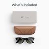 image:imageRayBan Meta Wayfarer Gen 2 with Meta AI photo and video capture longer battery life  Shiny Transparent Grey Transitions Sapphire LensesShiny Black  Green Lenses