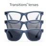 image:imageRayBan Meta Wayfarer Gen 2 with Meta AI photo and video capture longer battery life  Shiny Transparent Grey Transitions Sapphire LensesShiny Cosmic Blue  Transitions Sapphire Lenses