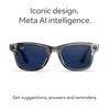 image:imageRayBan Meta Wayfarer Gen 2 with Meta AI photo and video capture longer battery life  Shiny Transparent Grey Transitions Sapphire LensesShiny Transparent Grey  Sapphire Transition Lenses