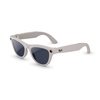 Shiny Chalky Grey  Transitions Sapphire Lenses