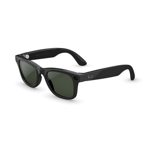 image:imageRayBan Meta Wayfarer Gen 2 with Meta AI photo and video capture longer battery life  Shiny Transparent Grey Transitions Sapphire LensesShiny Black  Transitions Graphite Green Lenses