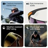 image:imageMeta Oakley Vanguard Black  Smart AI Glasses for Men Women  Camera Audio Video Recording  Prizm Black Lenses  SunglassesBlack  Prizm Ember Transitions
