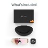 image:imageMeta Oakley Vanguard Black  Smart AI Glasses for Men Women  Camera Audio Video Recording  Prizm Black Lenses  SunglassesWhite  Prizm Rose Gold